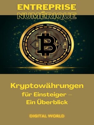 cover image of Kryptowährungen für Anfänger